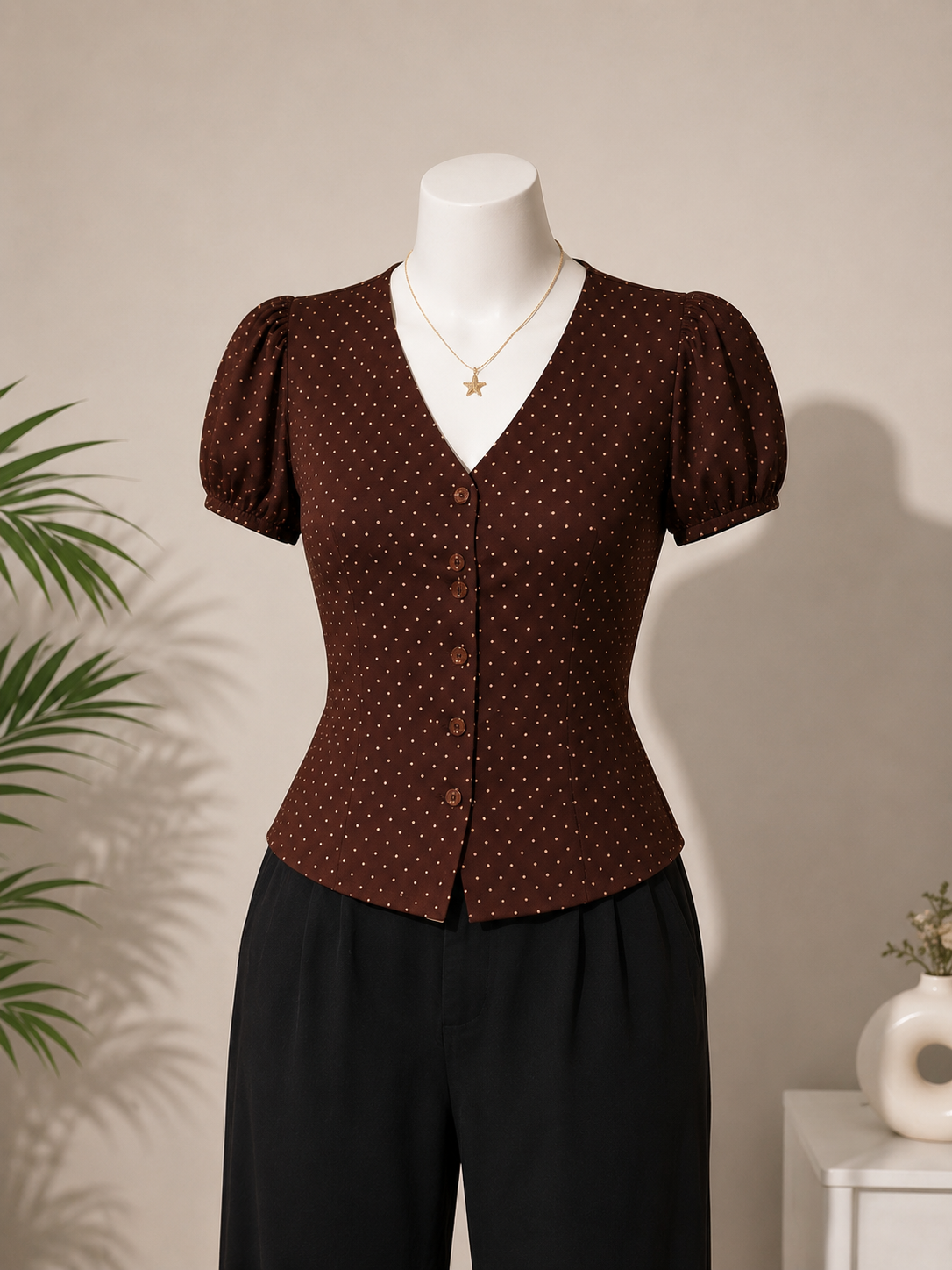 Cocoa dots top