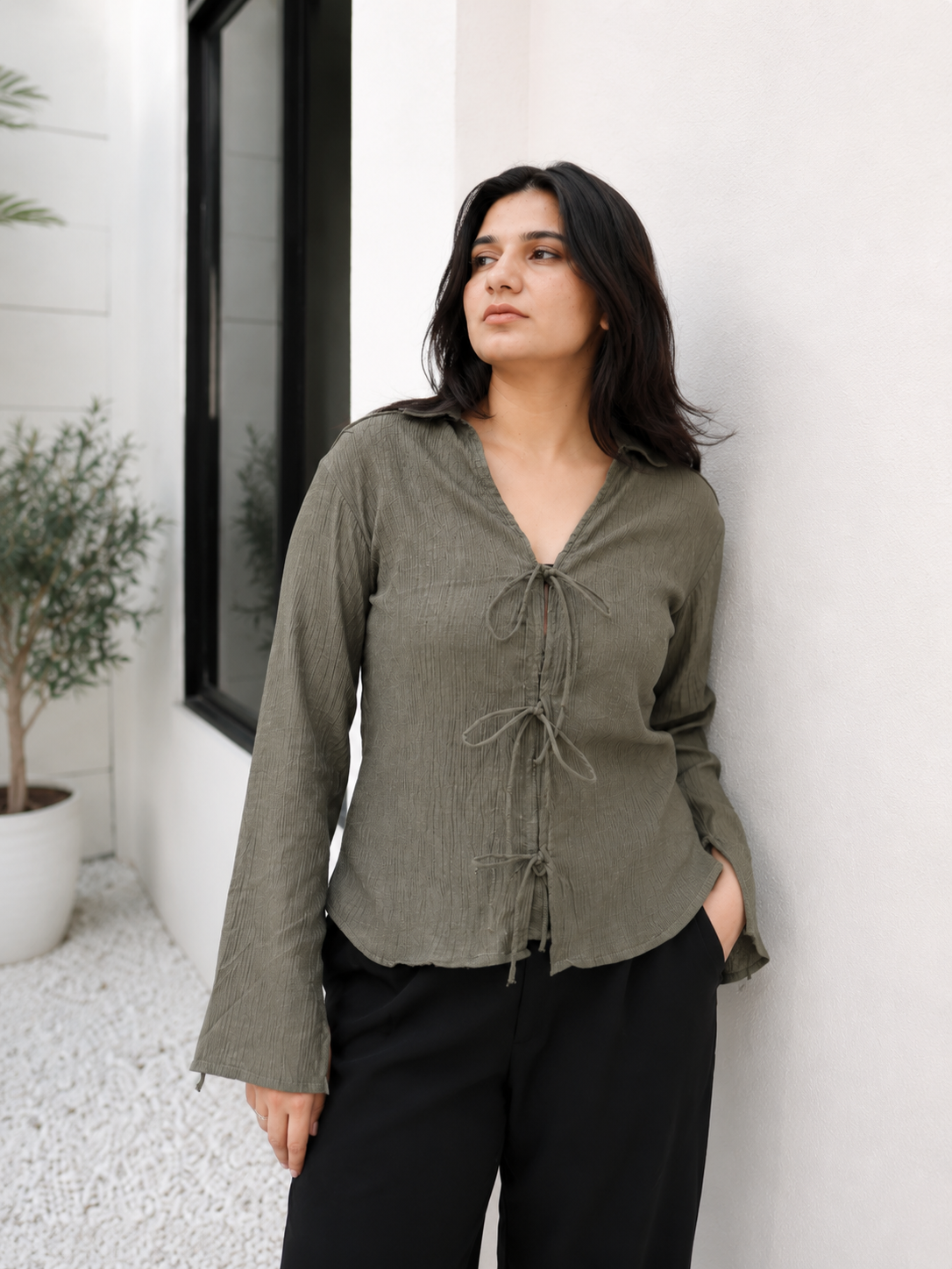 Olivia tie top