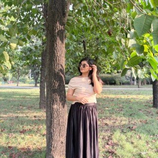 IMG_3907 Black Gathered Skirt